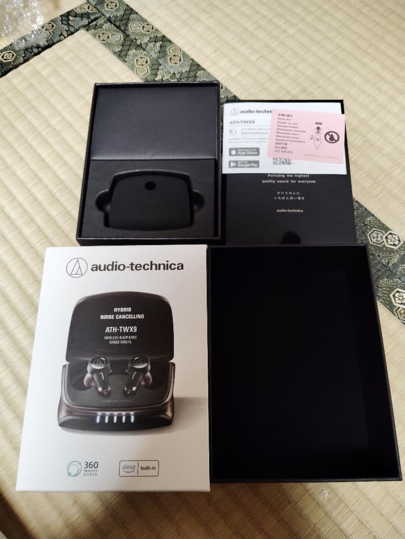 【美品】ATH-TWX9 ワイヤレスイヤホン