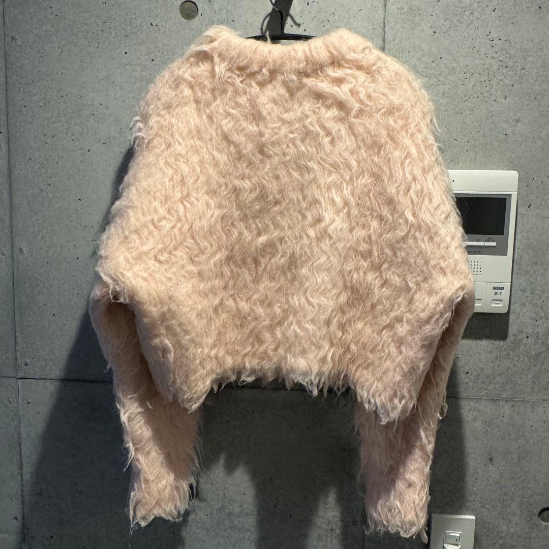 【美品】CLANE / シャギーショートニットカーディガン