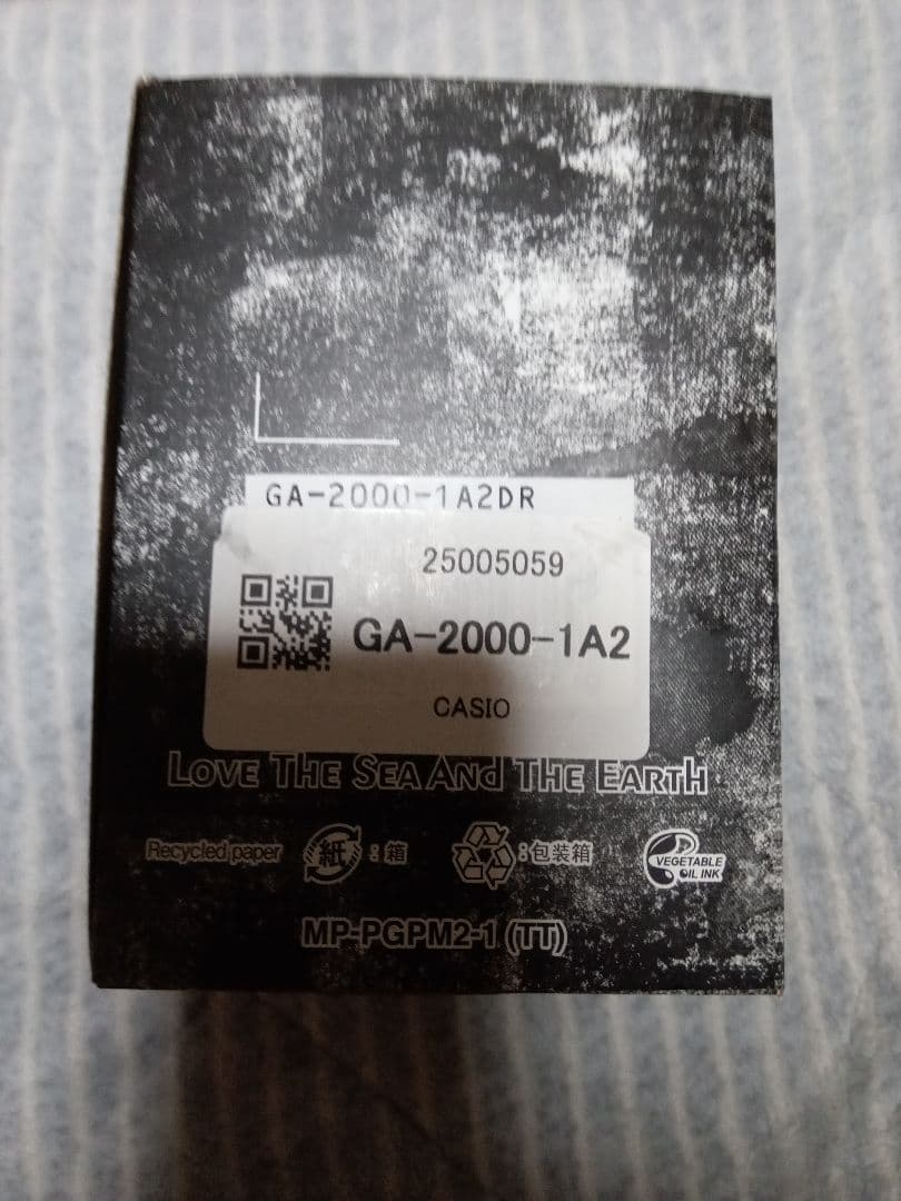 G-SHOCK GA-2000-1A2カーボンコアガード構造 ブルー海外モデル