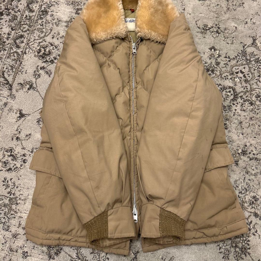 希少 70s Schott ショット 白タグ ウエスタン ダウンジャケット　ボア