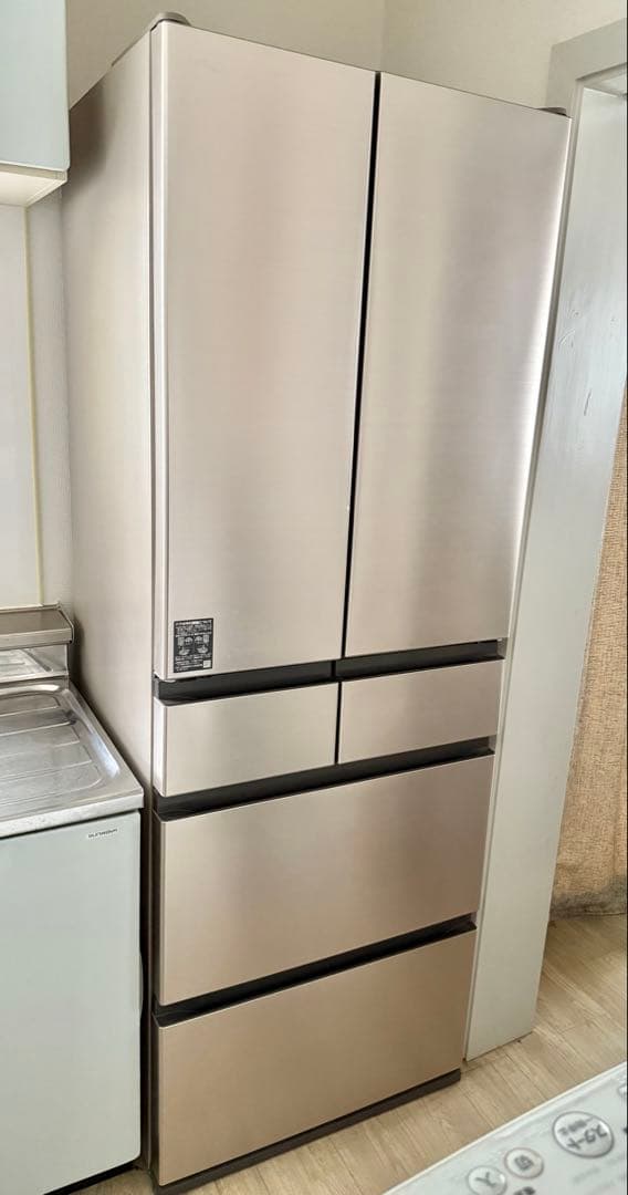 HITACHI 冷蔵庫 475L 6ドア 観音開き R-H48R 冷凍冷蔵 日立