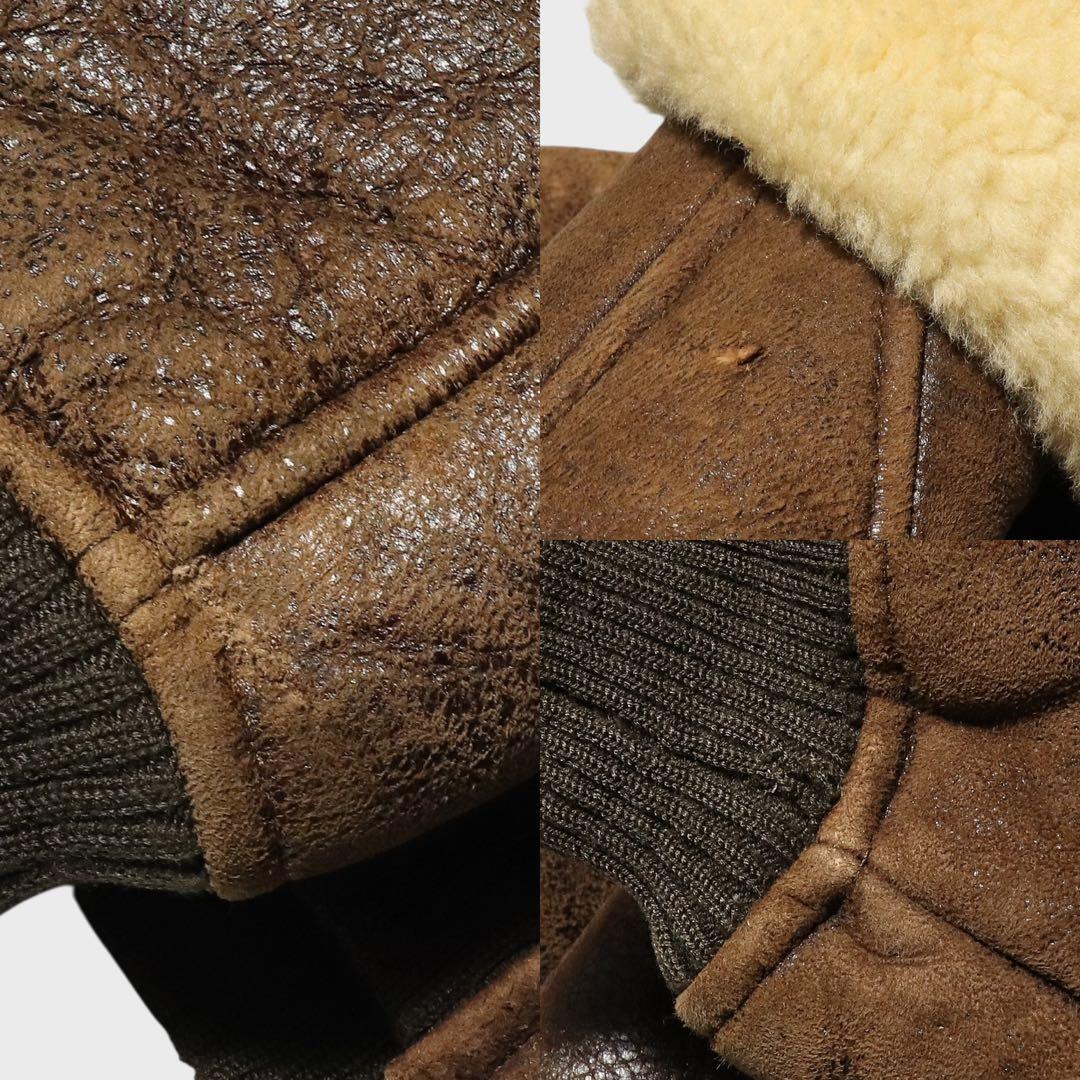 80s★B-6 ムートンジャケット★フライト★ボンバー★VINTAGE★USA産