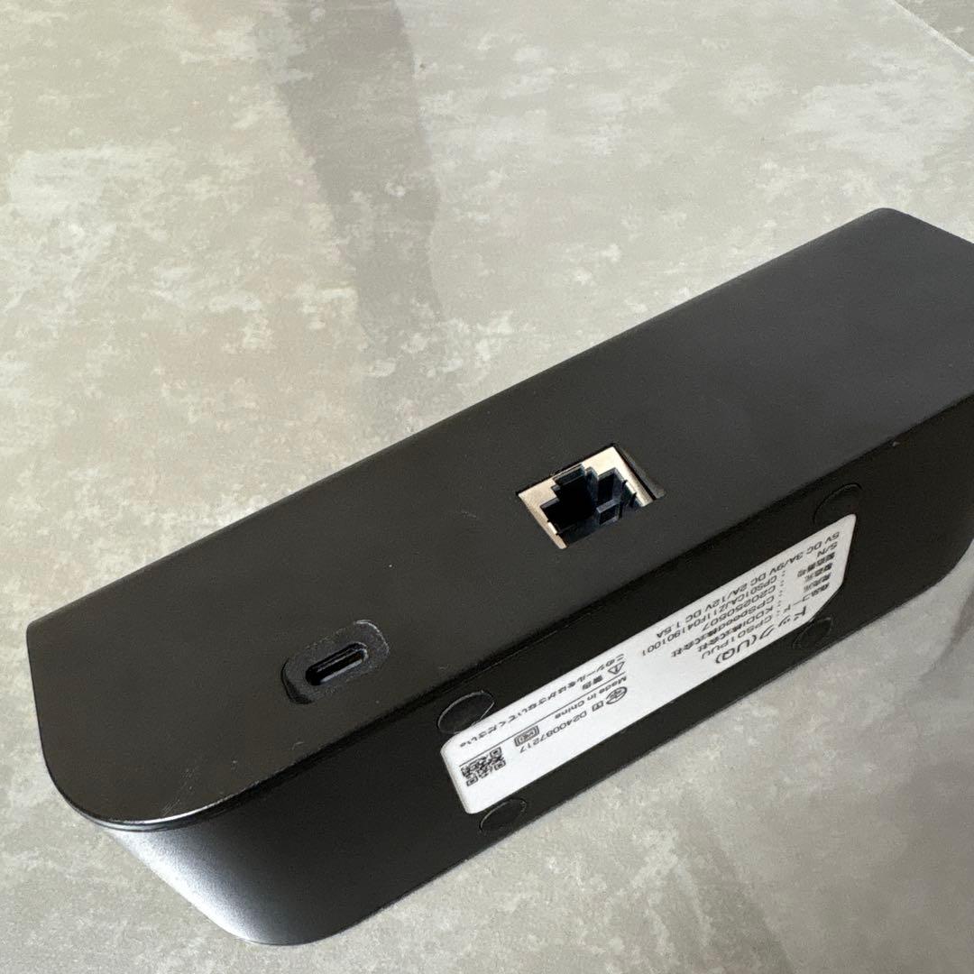 SPEED WiFi DOCK 5G 01 ブラック　ポケットWiFi ドック付