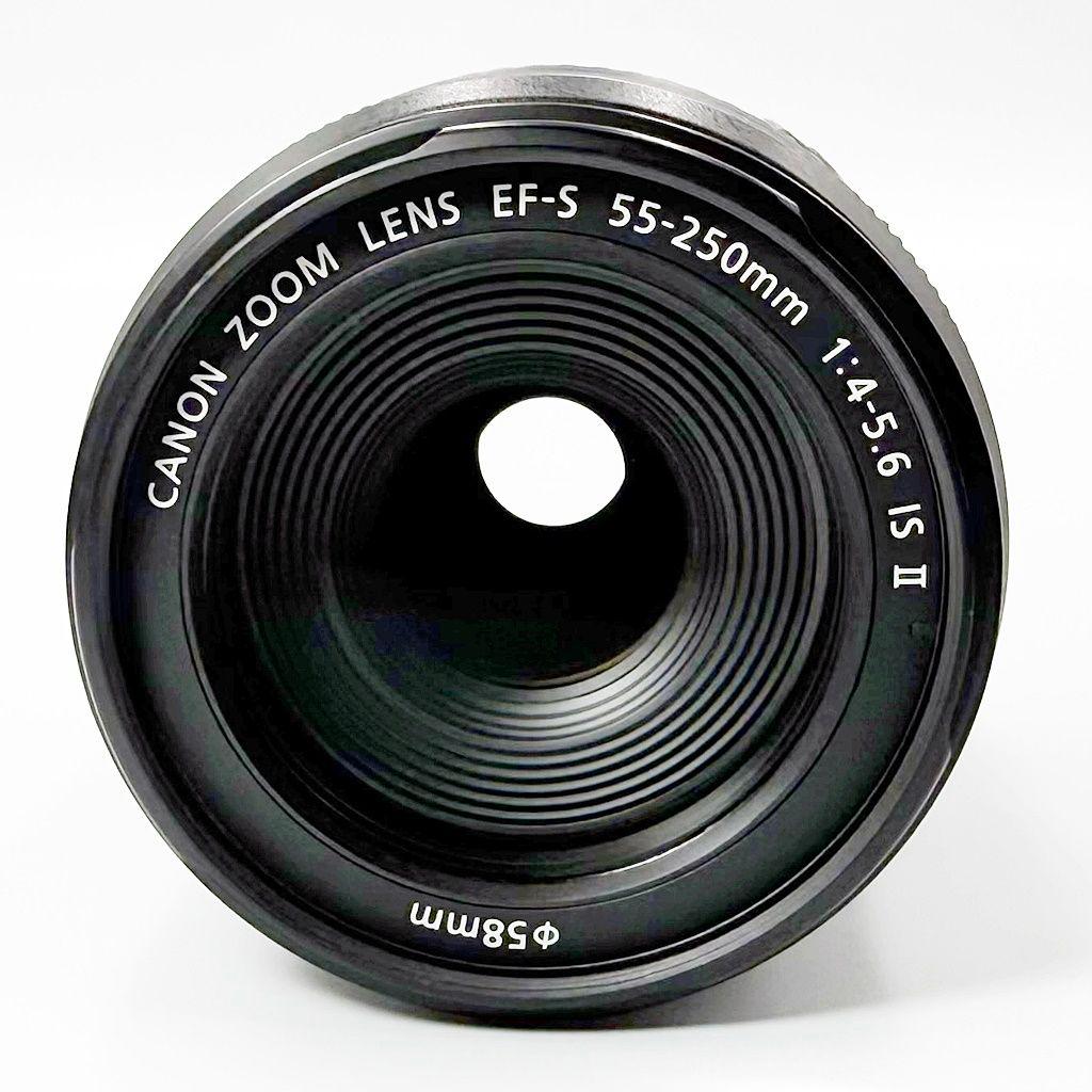 キヤノン EF-S 55-250mm F4-5.6 IS II 望遠ズームレンズ