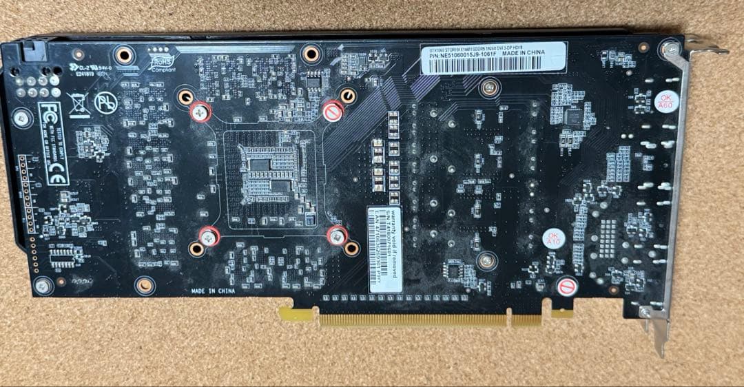 Palit GTX1060 6GB 動作確認済み