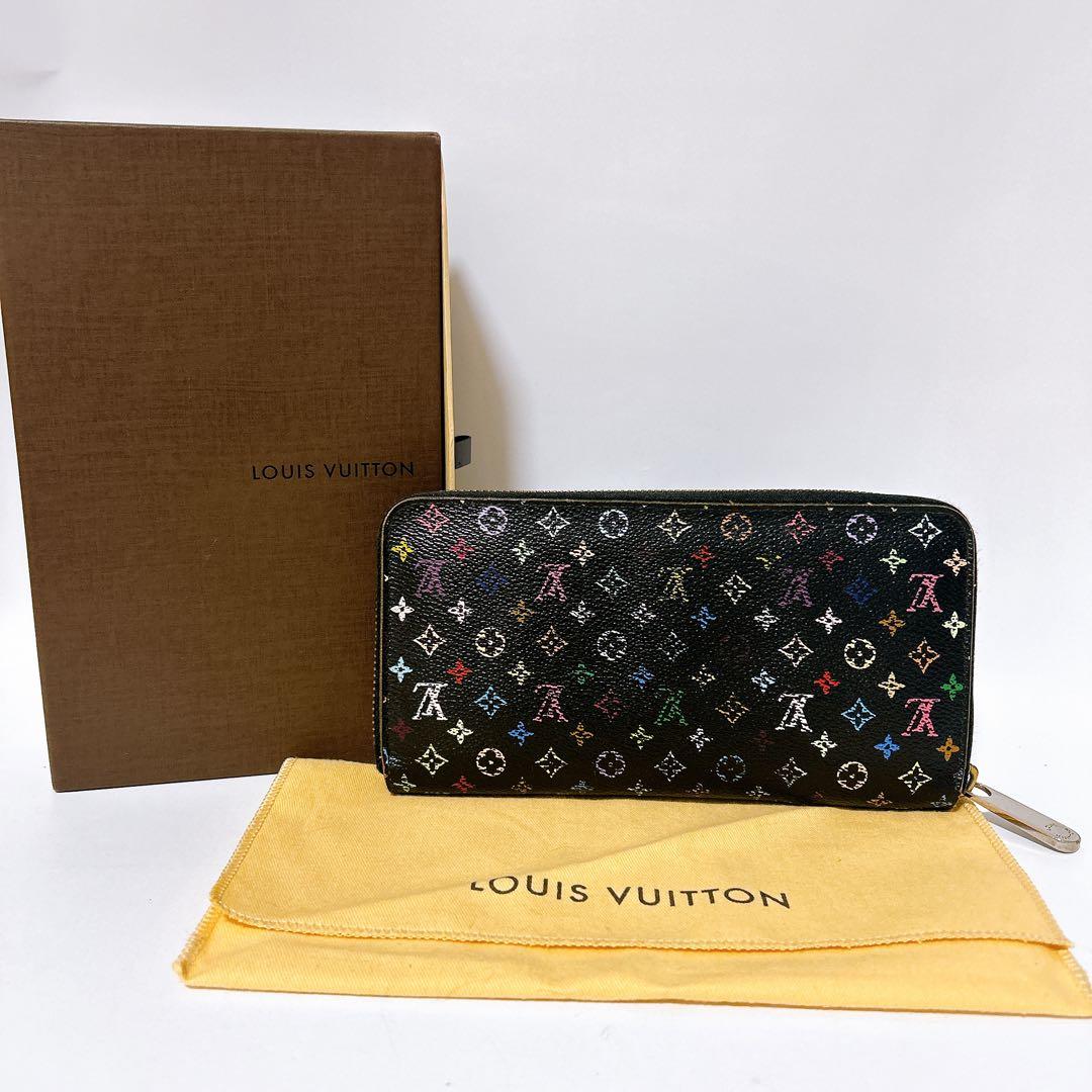 ルイヴィトン　長財布　ジッピーウォレット　ラウンドファスナー　マルチカラー
