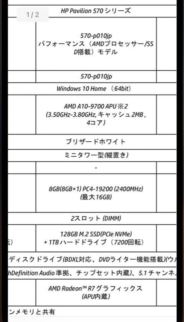 デスクトップパソコンモニターフルセット