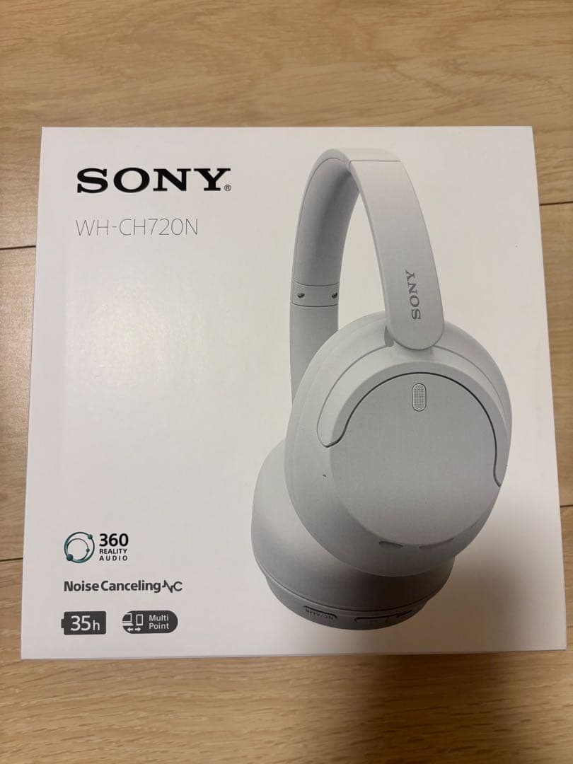 【新品未使用】SONY WH-CH720N ホワイト ワイヤレス　ヘッドホン