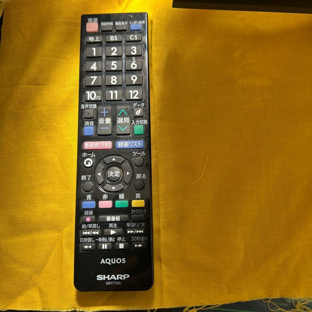 シャープ　アクオス LC-19K30 2015年製テレビ
