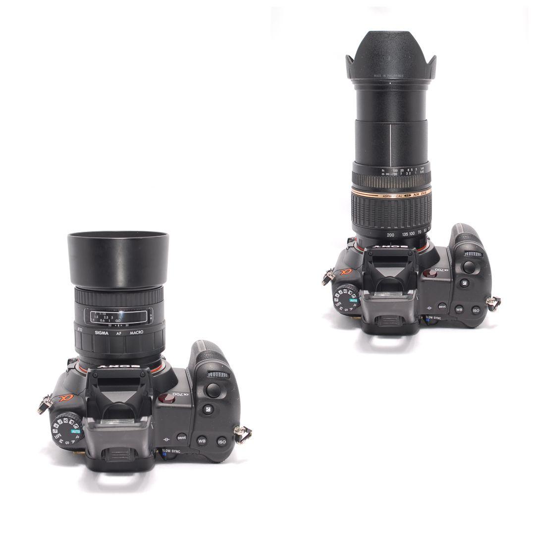 ❤即購入1000円OFF❤ SONY α700 マクロ単焦点 × 高倍率レンズ