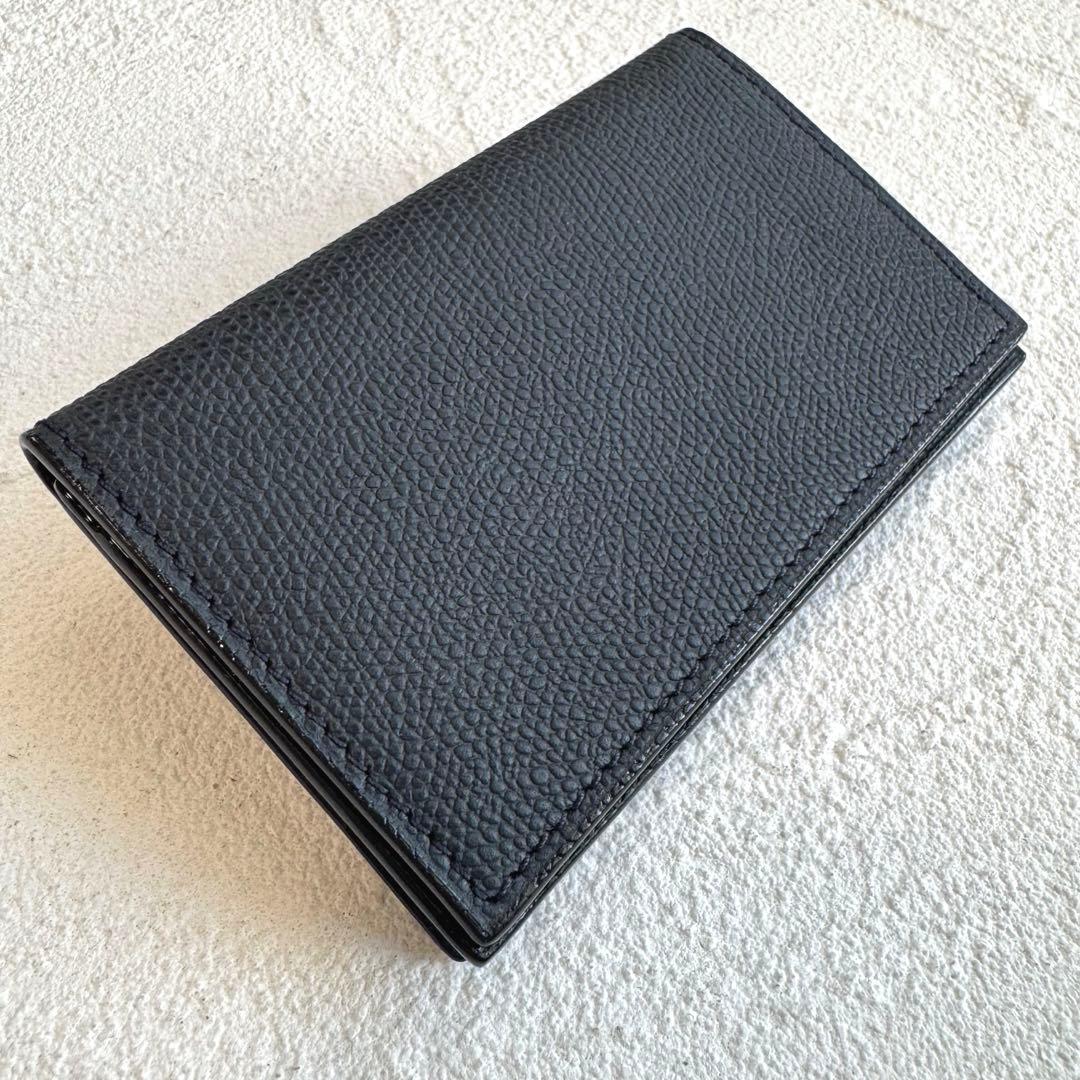 Valextra ヴァレクストラ 名刺ケース カードケース 財布 ネイビー