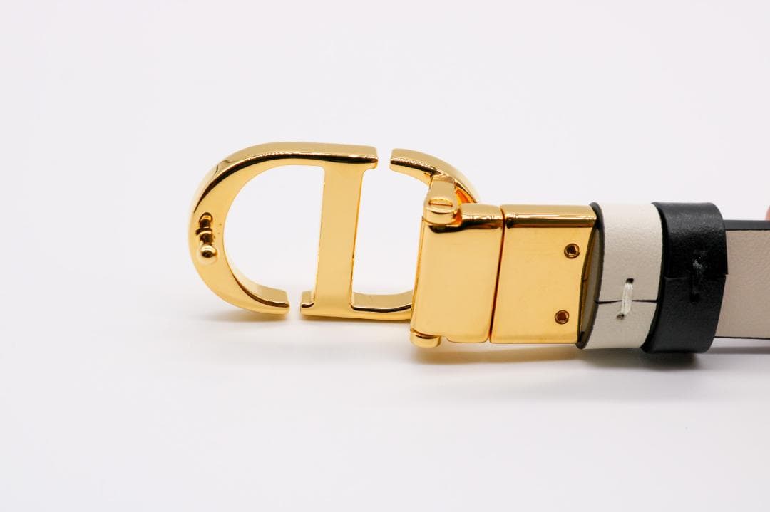 美品 DIOR 30モンテーニュ CDバックル リバーシブルベルト 90サイズ
