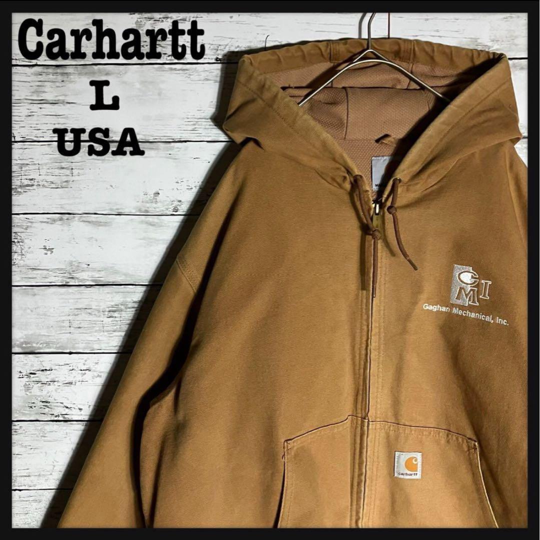 お*ぎ様 カーハート　USA製　企業コラボ Carhartt アクティブジャケッ