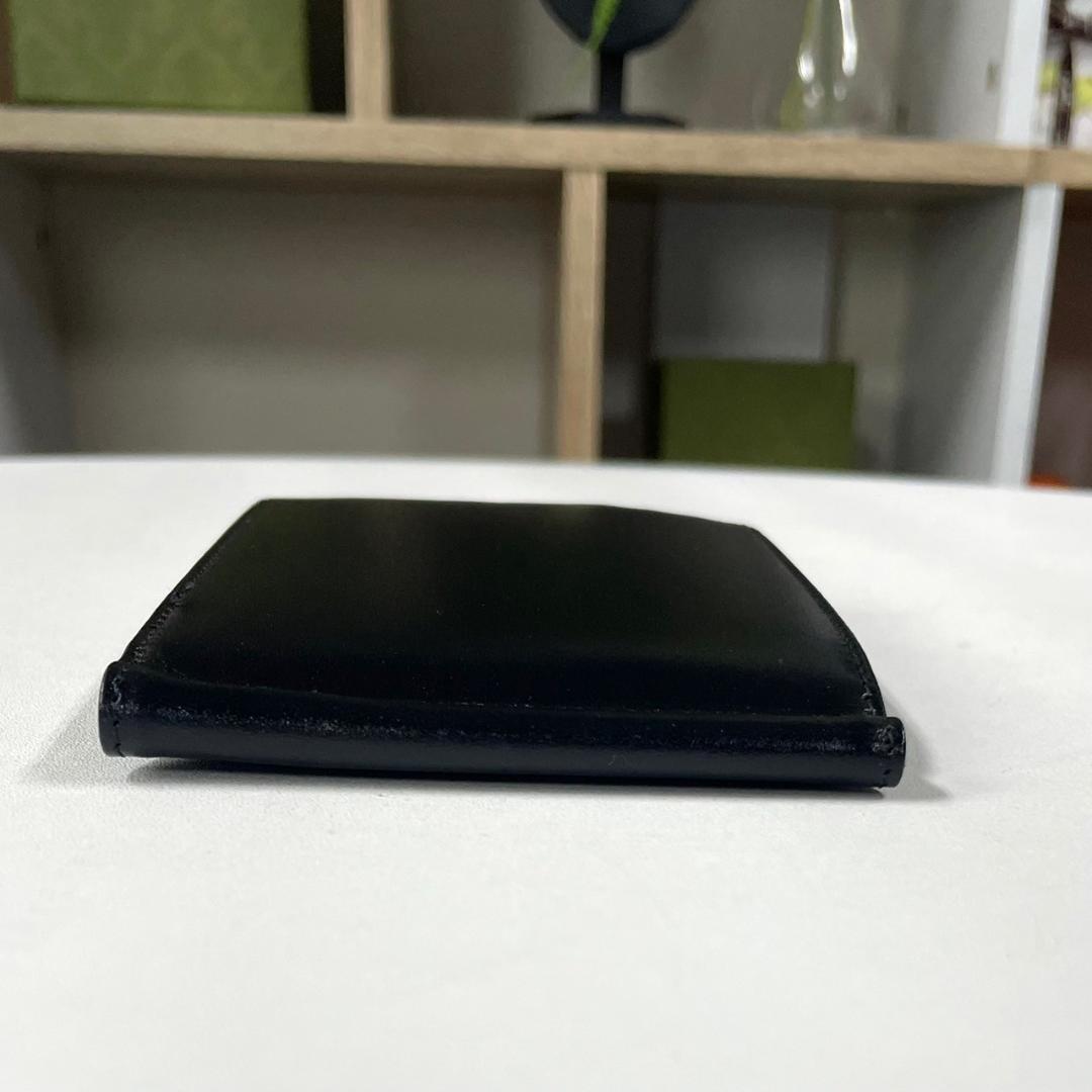 新品 MONT BLANC マネークリップ 二つ折り オールレザー モンブラン