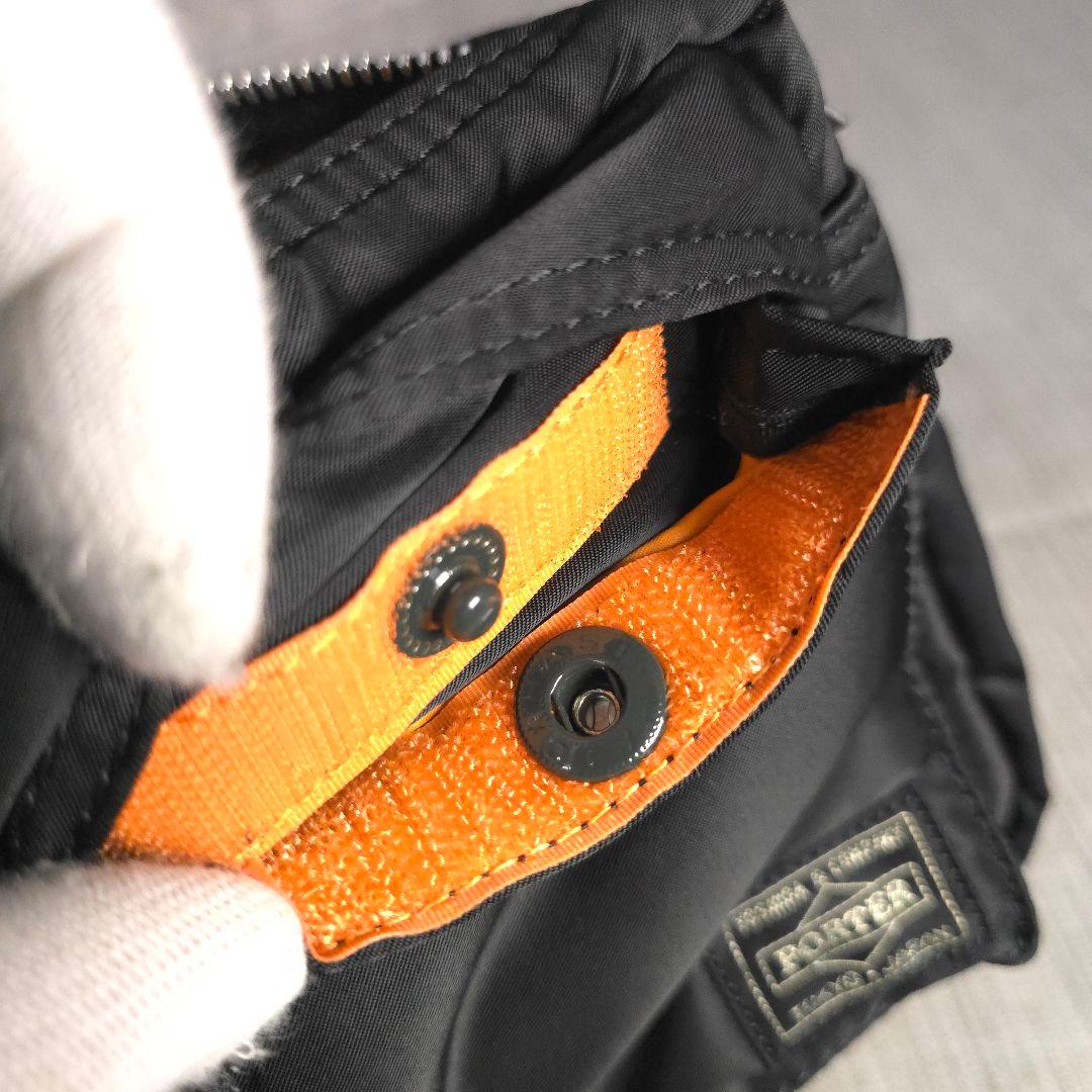 未使用　PORTER　ポーター　ウエストポーチ　ボディバッグ　ナイロン　ブラック