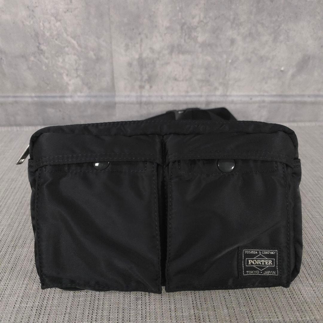 未使用　PORTER　ポーター　ウエストポーチ　ボディバッグ　ナイロン　ブラック