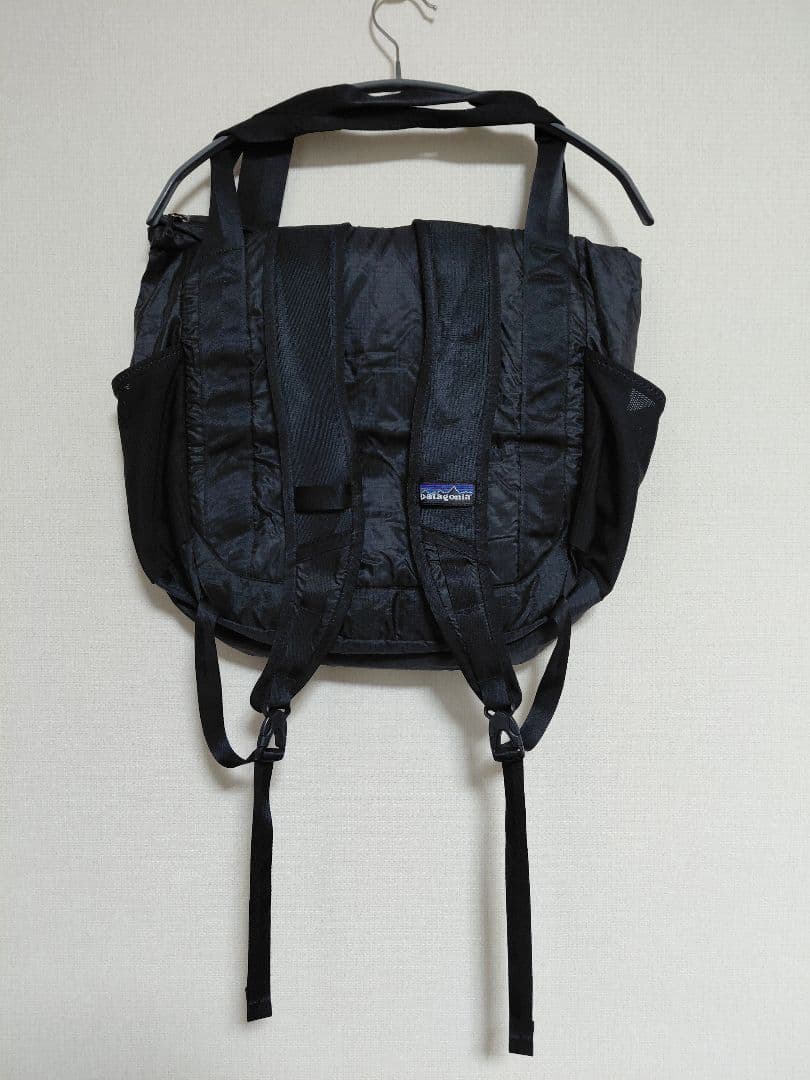 新品未使用patagoniaパタゴニアLWトラベルトート梨花48807黒