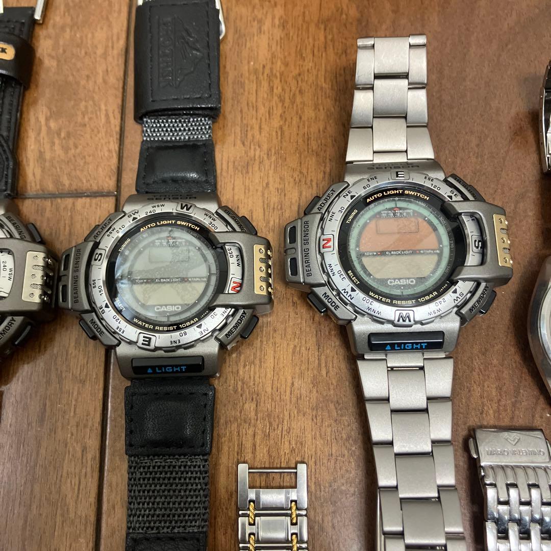 【ジャンク】腕時計 CASIO プロトレック SEIKO 5 他9本 W616J