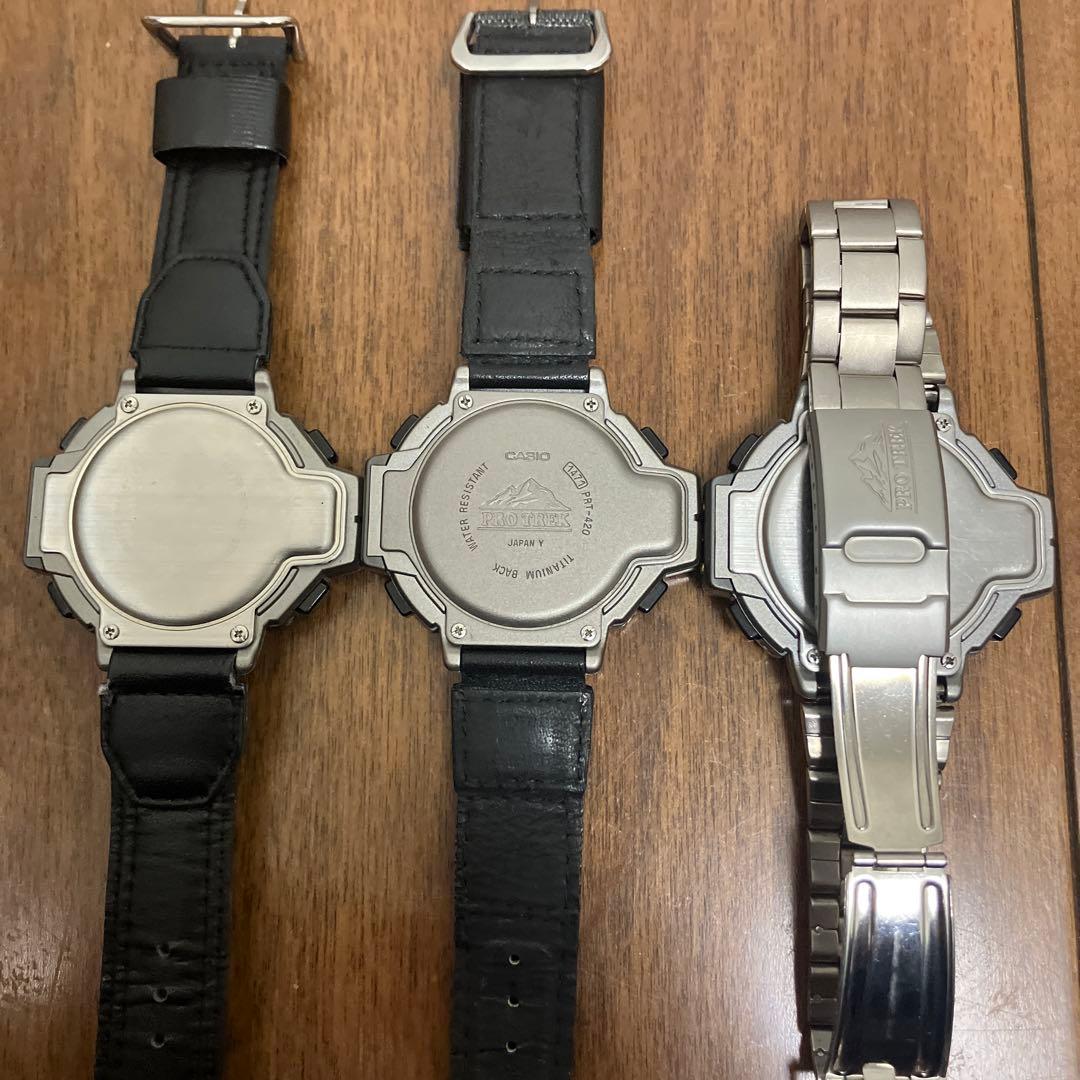 【ジャンク】腕時計 CASIO プロトレック SEIKO 5 他9本 W616J