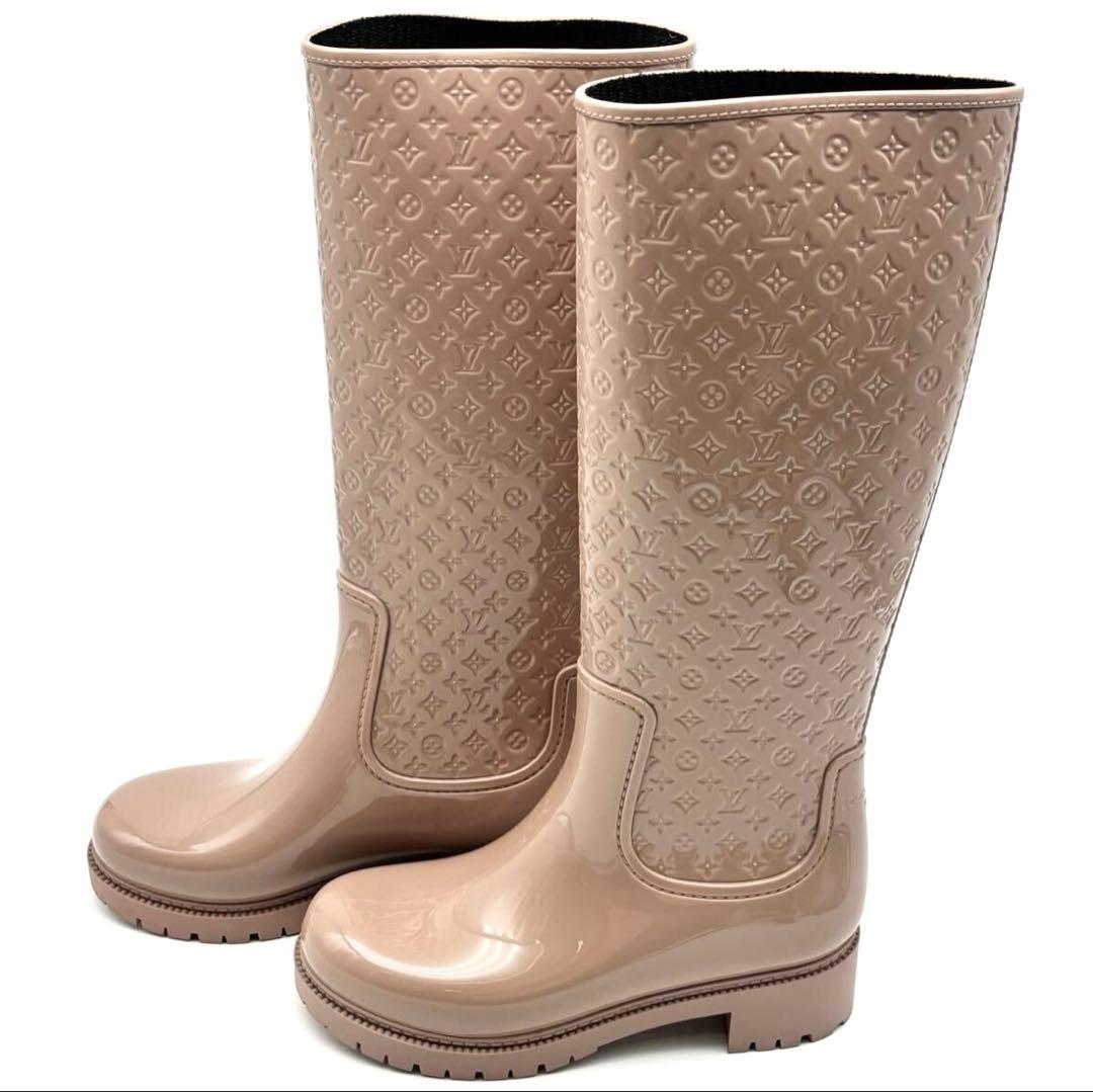 LOUIS VUITTON◆ルイ ヴィトン レインブーツ 長靴　ロングブーツ