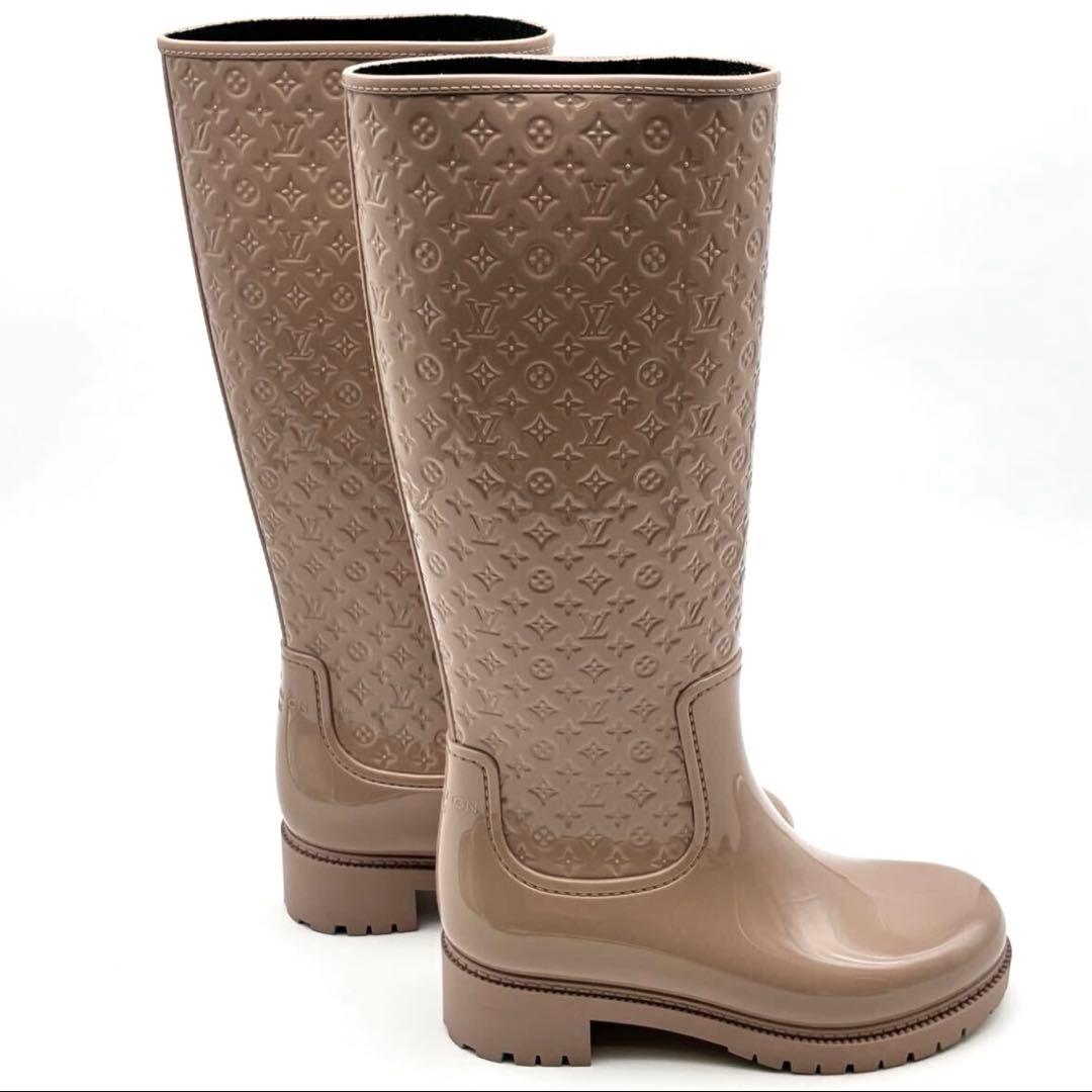 LOUIS VUITTON◆ルイ ヴィトン レインブーツ 長靴　ロングブーツ