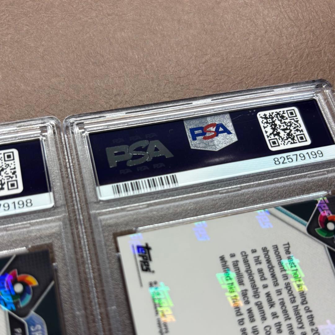 Topps Now 大谷翔平 マイク トラウト カード WBC 決勝 2枚セット