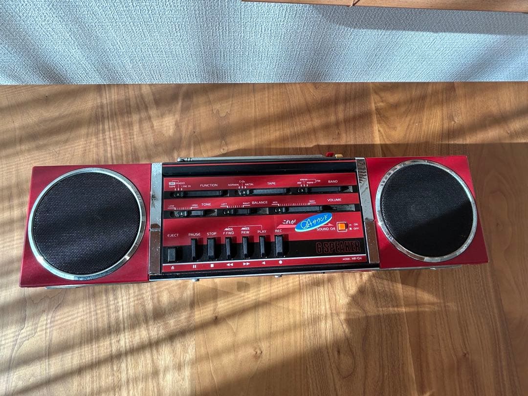 SANYOサンヨー MR-Q4 おしゃれなサウンド ステレオラジオカセット