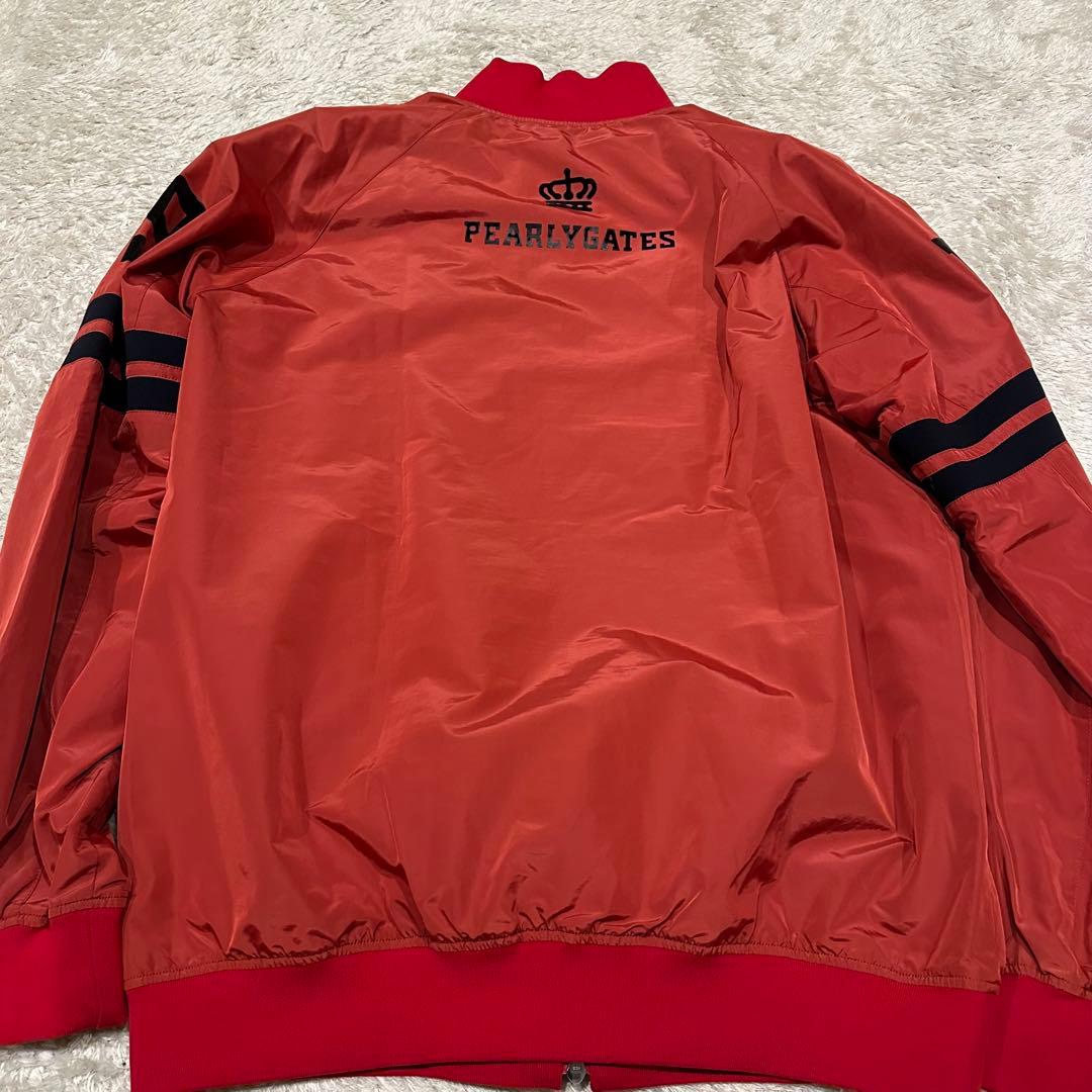 特大7 パーリーゲイツ　ジャケット　ナイロン　メンズ　サイズXXL ロゴ　ゴルフ