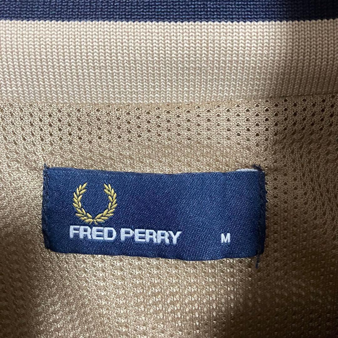 【美品】Fred Perry ハリントンジャケットBEAMS別注　ベージュ　M
