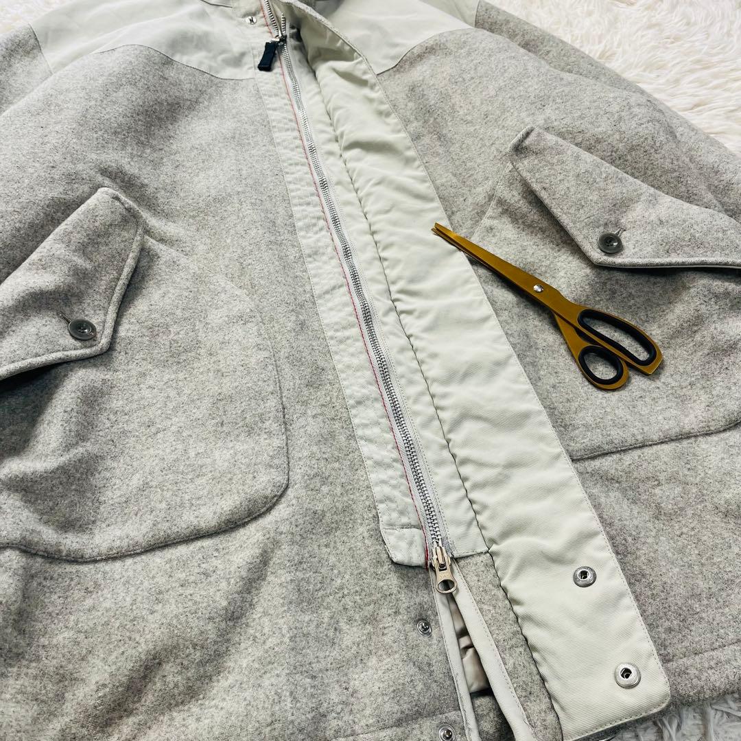 ジャケット・アウター NAUTICA 00s wool/nylon zip-up jacket L