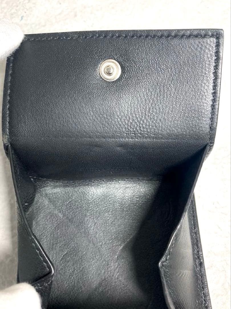 良品　サンローラン　レザー　ケース　ブラック　黒