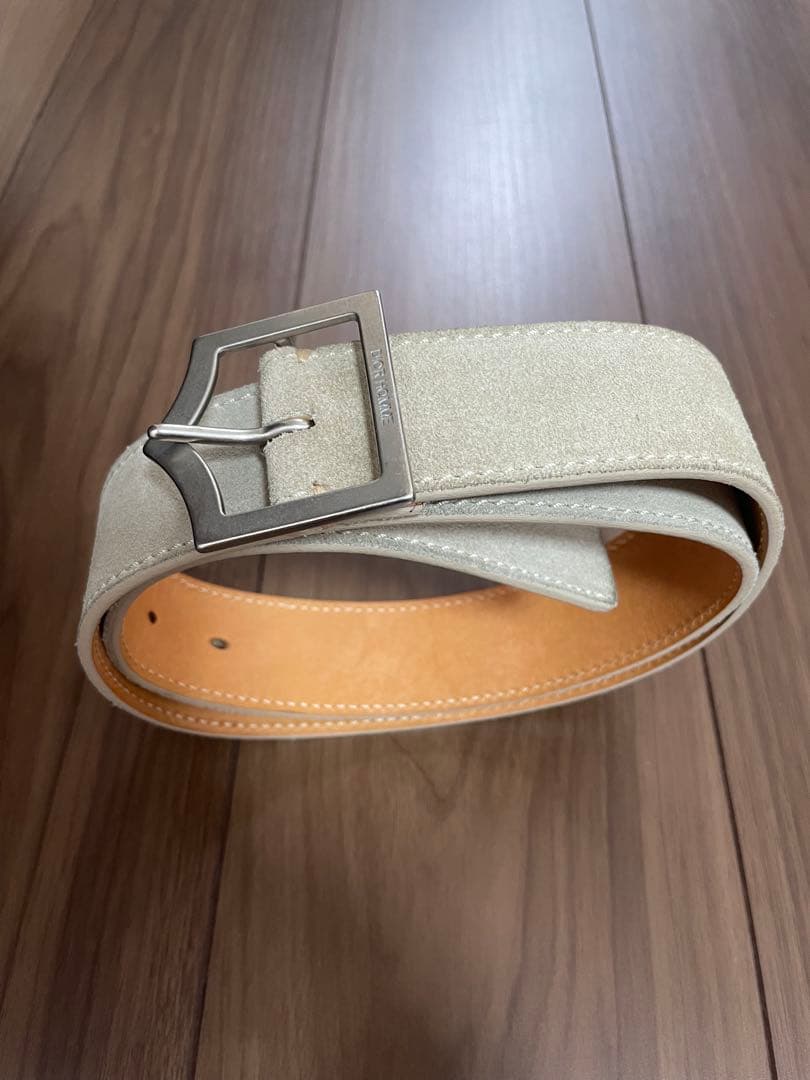 Dior Homme Dバックル　ベルト　スエード　レア　ディオール　オム