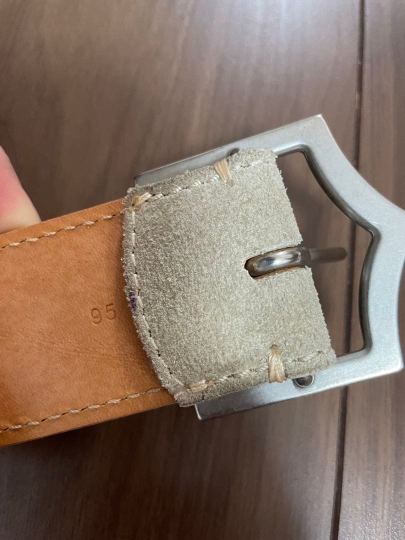 Dior Homme Dバックル　ベルト　スエード　レア　ディオール　オム