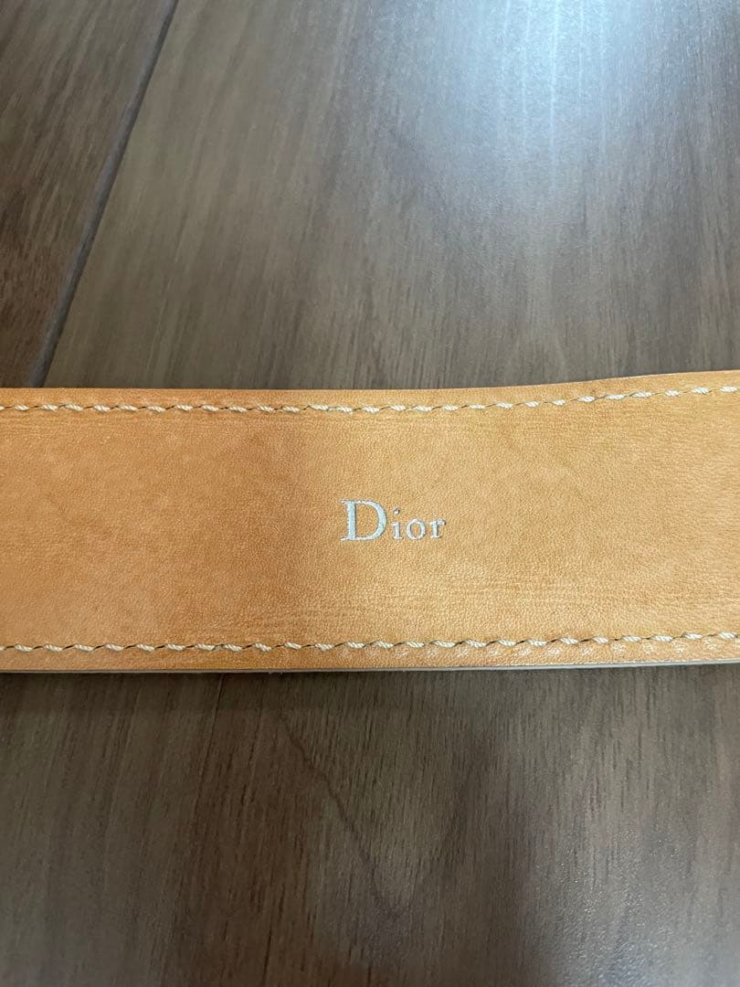 Dior Homme Dバックル　ベルト　スエード　レア　ディオール　オム