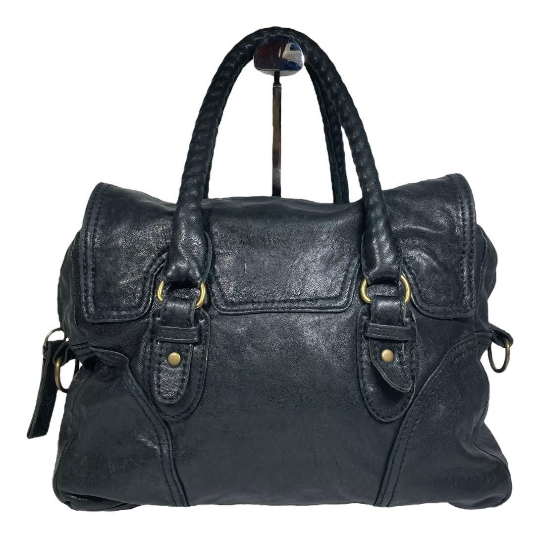 バッグ y2k 00s archive 2way bag goat leather