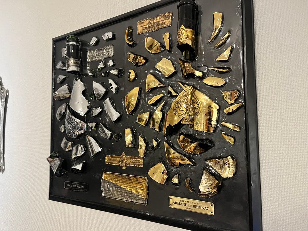 アルマンドクラッシュアート　Armand de Brignac レジンアート