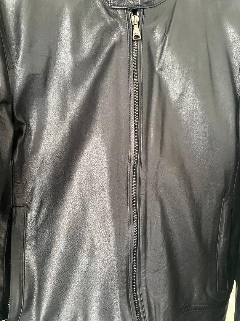 EMMETI JURI エンメティ 48 レザージャケット シングル ブラック