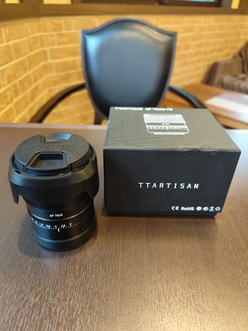 TTartisan AF 75mm f2.0 nikon zマウント（箱難あり）