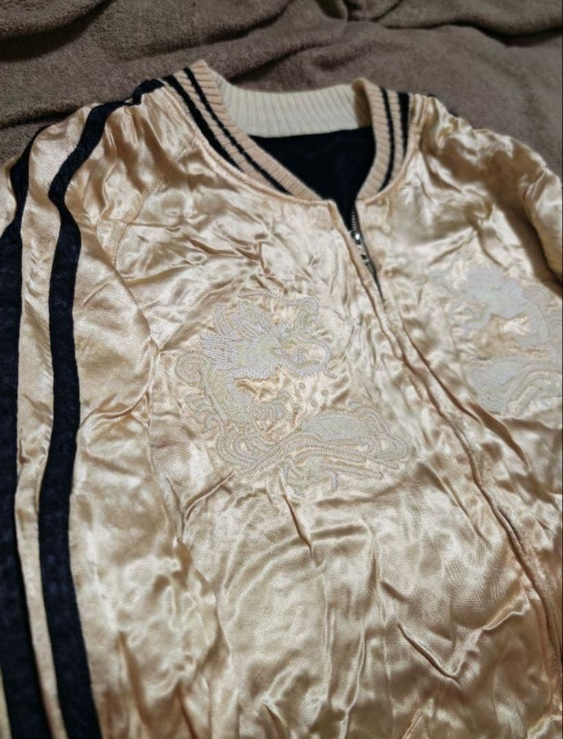 AVIREX USA 日本限定　スカジャン　２面用　コディアック　別珍　レーヨン