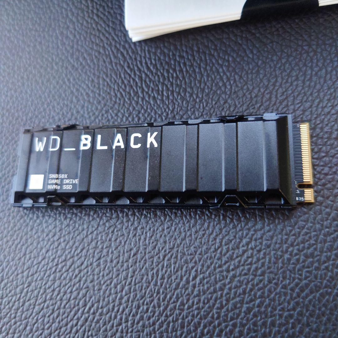 WD_BLACK SN850X NVMe 2TB SSD 美品・完備品