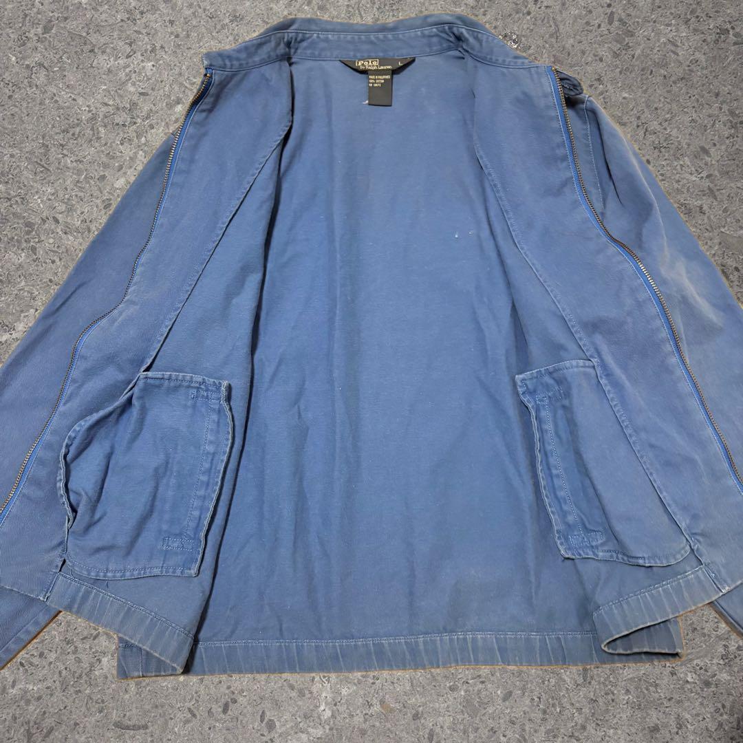 Polo by Ralph Lauren 三角タグ　スイングトップ 80s 青