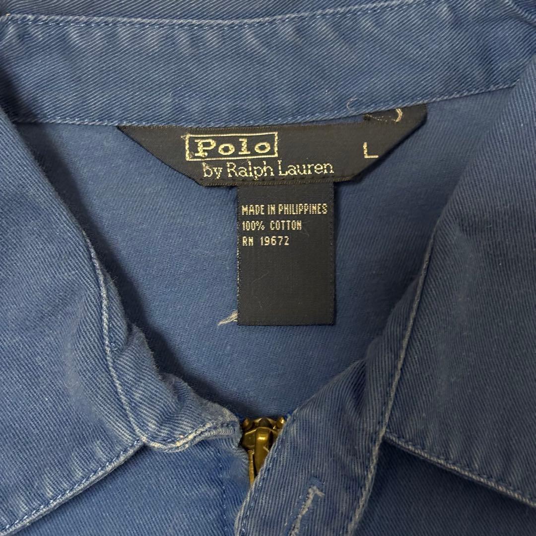 Polo by Ralph Lauren 三角タグ　スイングトップ 80s 青