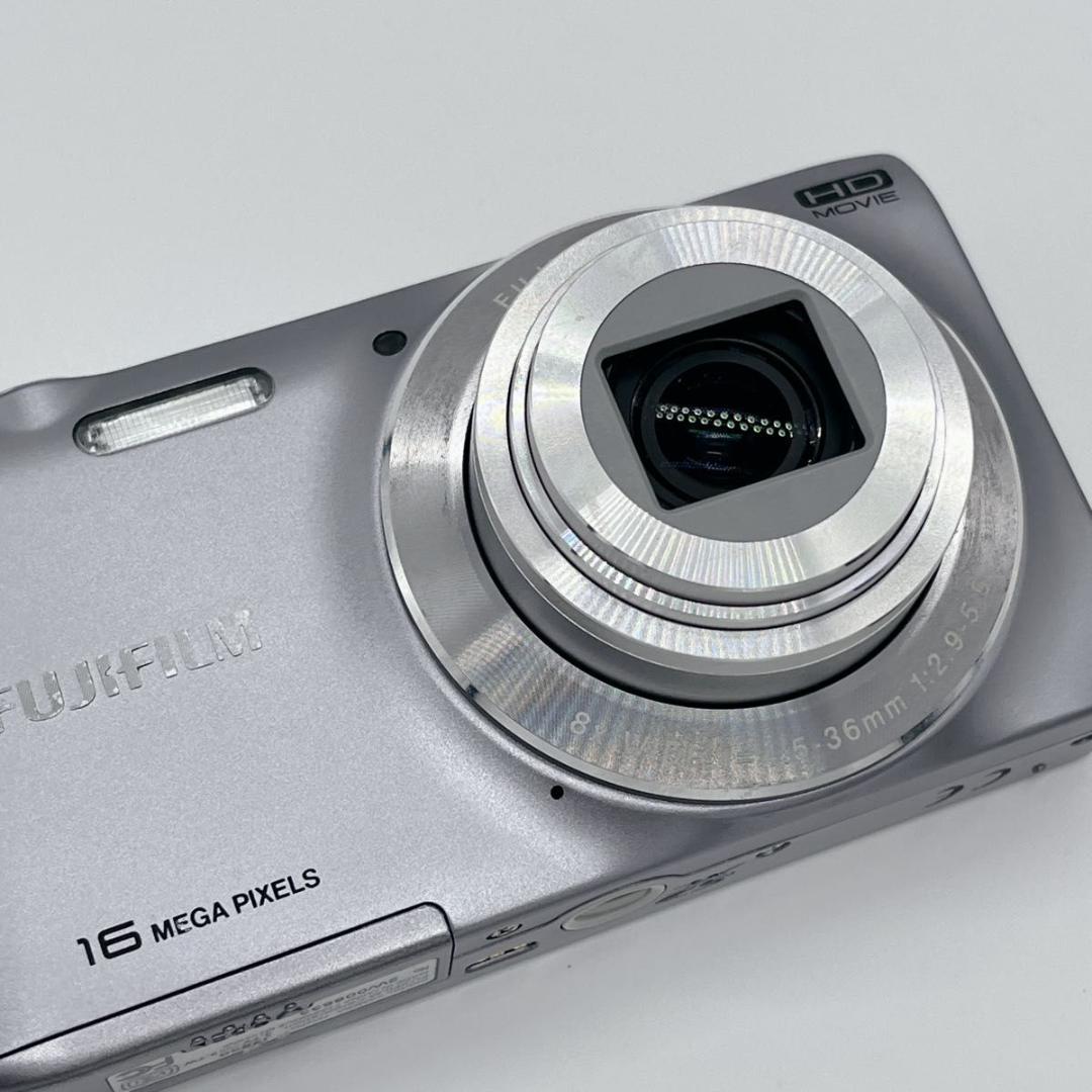 【稼働品】FUJIFILM FinePix JZ250 シルバー デジタルカメラ