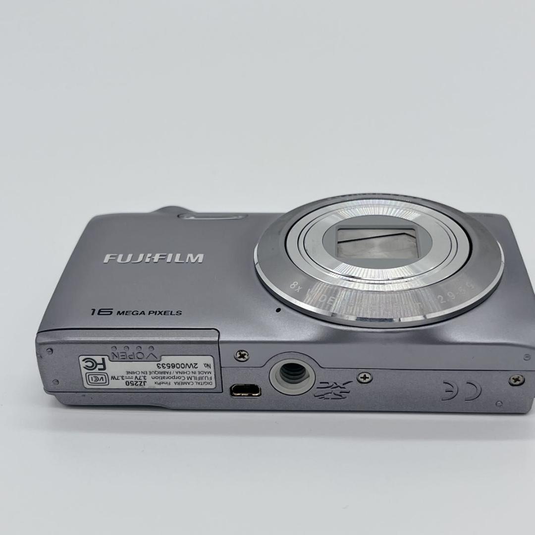 【稼働品】FUJIFILM FinePix JZ250 シルバー デジタルカメラ