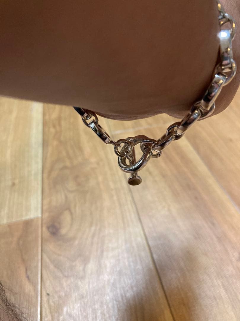 Mexico製 silver 925 豚鼻 アンカー チェーン ブレスレット