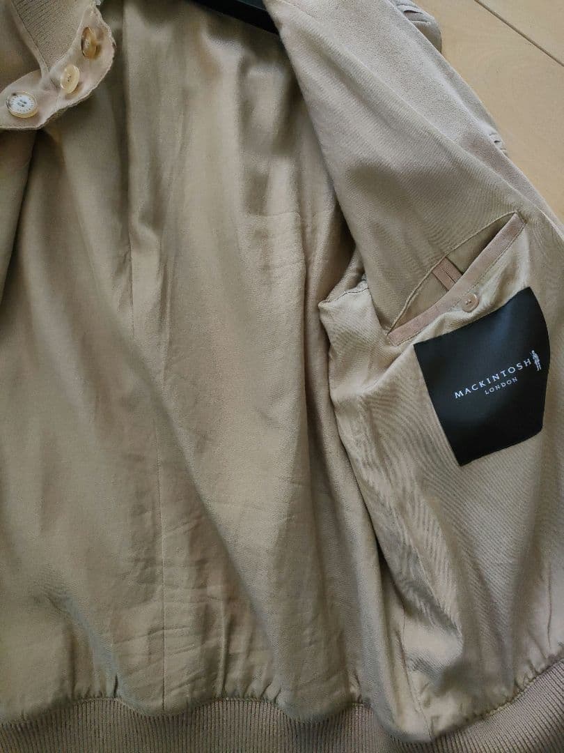 マッキントッシュ人工スエードアルカンターラベージュヴァルスター40