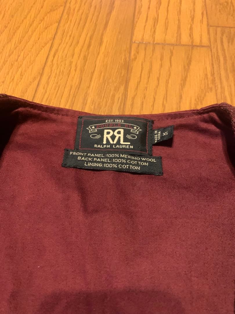 古着RRLラルフローレンPOLO RALPHLAUREN ペイズリーベスト　ポロ