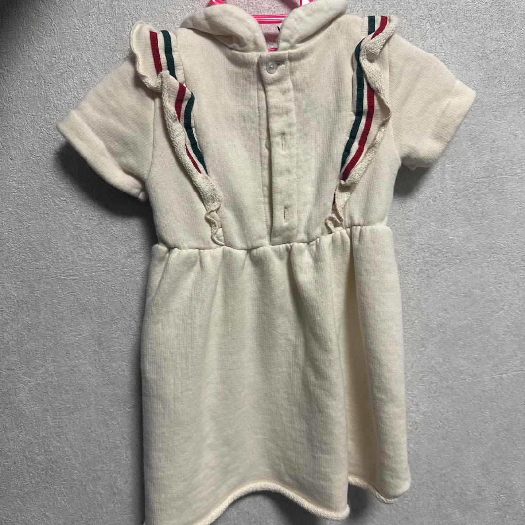 GUCCI アイボリー スウェットワンピ