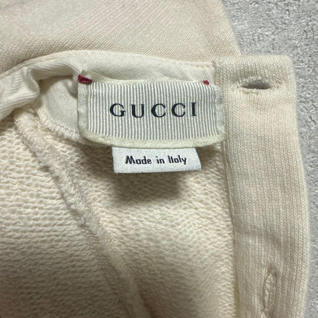 GUCCI アイボリー スウェットワンピ