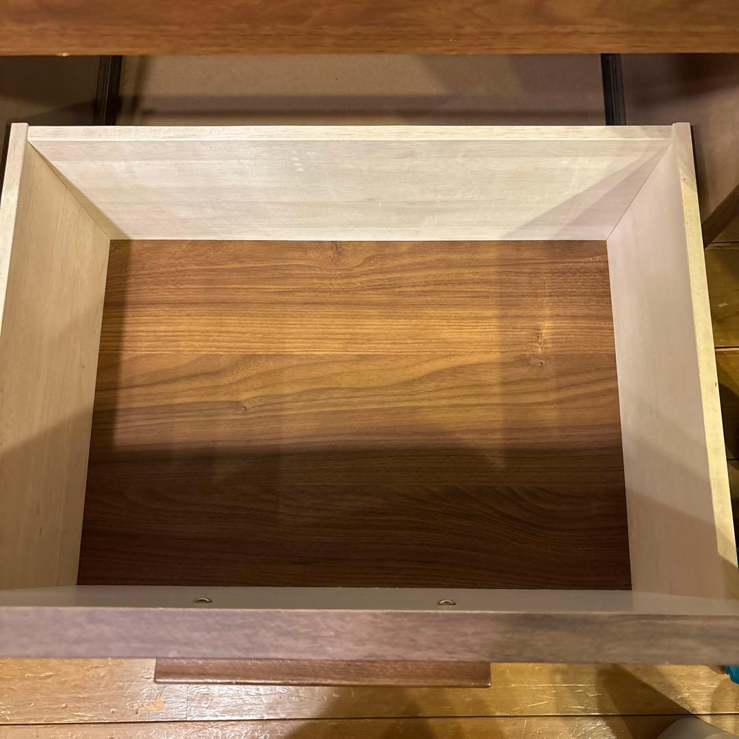 再値下げ　①大川家具　チェスト　ウォールナット